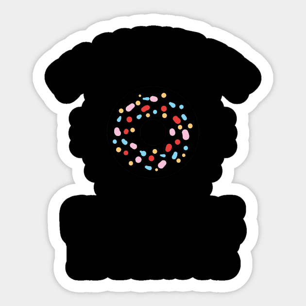 All I Want For Christmas is Donuts Funny Sprinkles Gift Sticker by TheOptimizedCreative